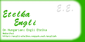 etelka engli business card